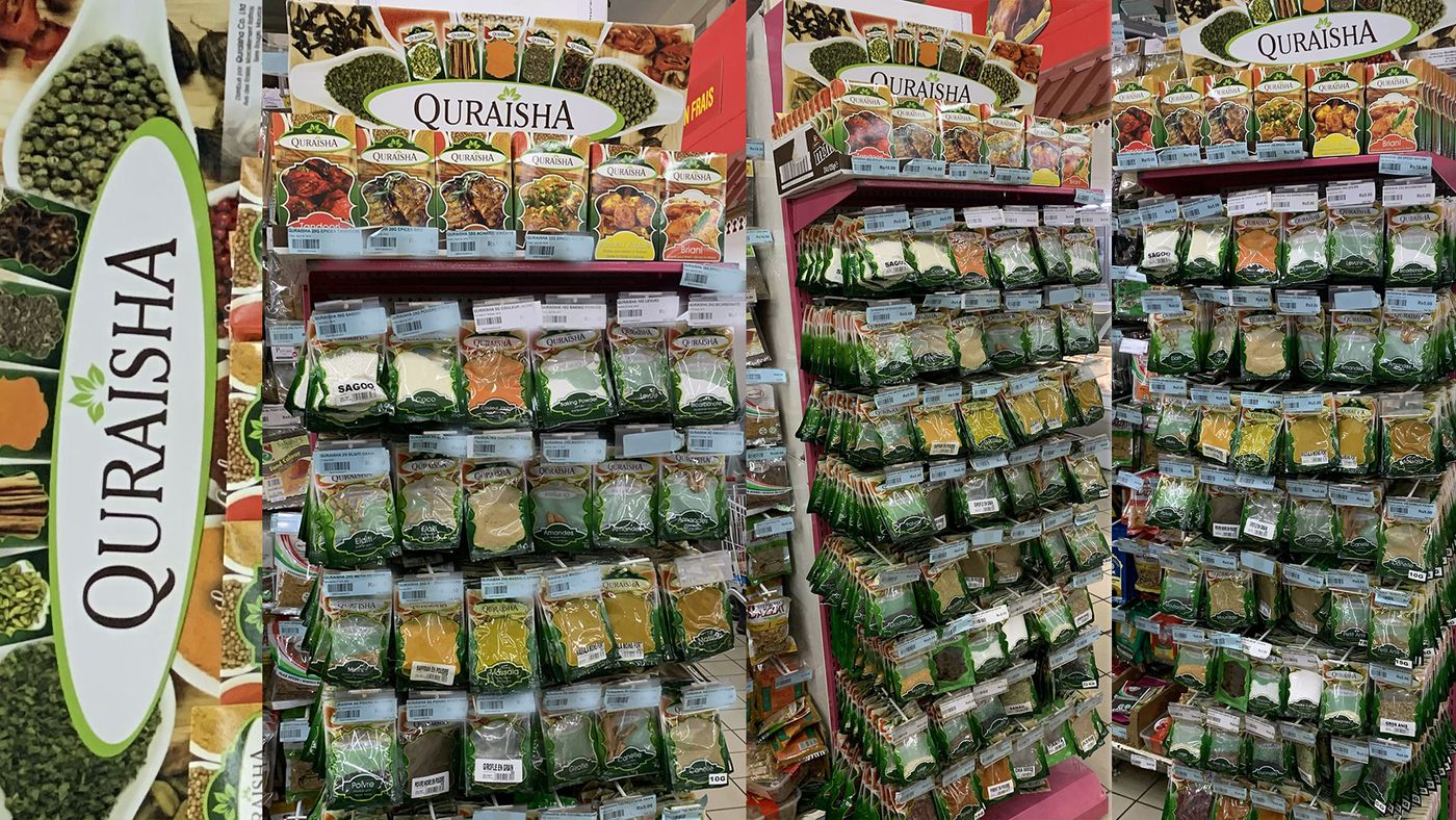 A Quraisha retail stand